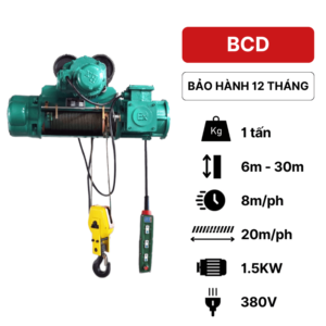 Pa lăng cáp điện phòng nổ 1 tấn KawasakiPa lăng cáp điện phòng nổ 1 tấn Kawasaki