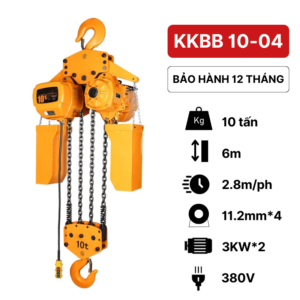 Pa lăng xích điện 10 tấn KKBB Kawasaki (cố định)Pa lăng xích điện 10 tấn KKBB Kawasaki (cố định)