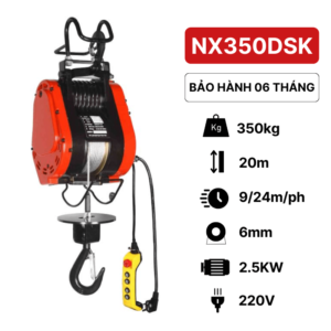 Tời điện treo 2 cấp tốc độ NX350DSK KawasakiTời điện treo 2 cấp tốc độ NX350DSK Kawasaki