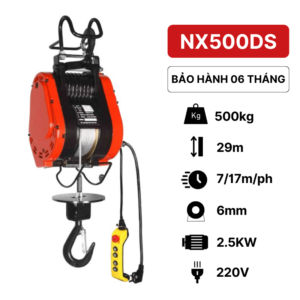 Tời điện treo 2 cấp tốc độ NX500DS KawasakiTời điện treo 2 cấp tốc độ NX500DS Kawasaki