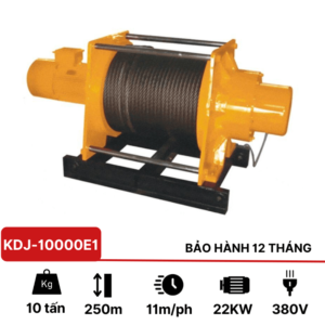 Tời điện kéo mặt đất 10 tấn KDJ-10000E1 KawasakiTời điện kéo mặt đất 10 tấn KDJ-10000E1 Kawasaki