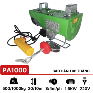 Tời điện treo mini PA1000 KawasakiTời điện mini PA1000 Kawasaki