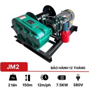 Tời kéo mặt đất 2 tấn JM2 KawasakiTời kéo mặt đất 2 tấn JM2 Kawasaki