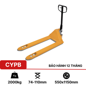 Xe nâng tay 2 tấn CYPB Kawasaki (càng hẹp)Xe nâng tay 2 tấn CYPB Kawasaki (càng hẹp)